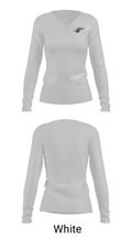 Cheyenne High School Wrestling 13353138 Women's Long Sleeve V-neck Shirt - 6