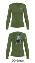 80th Training Command 12483809 Women's Long Sleeve V-neck Shirt - 31