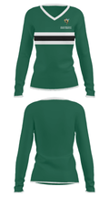 Dallas County High School Basketball 55254763 Women's Long Sleeve V-neck Shirt - 33