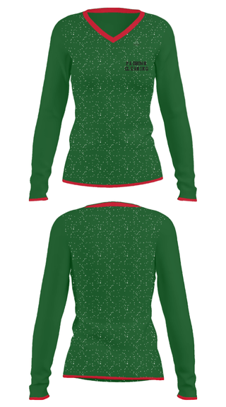 Women's Long Sleeve Vneck Shirt, Pa Brown Cleaning, Men's Soccer, Teamtime, Team time, sublimation, custom sports apparel, team uniforms, spirit wear, spiritwear, sports uniforms, custom shirts, team store, custom team store, fundraiser sports, apparel fundraiser