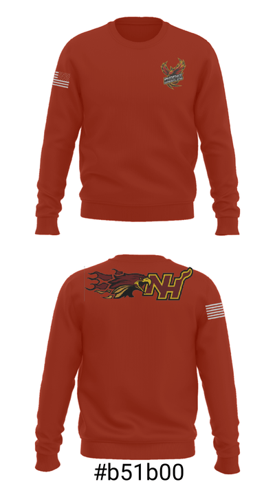 New Hampstead Wrestling 72223701 Crew Neck Sweatshirt - 16