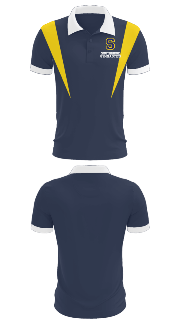 Short Sleeve Performance Polo, Southridge High School Gymnastics, Spirit Store, Teamtime, Team time, sublimation, custom sports apparel, team uniforms, spirit wear, spiritwear, sports uniforms, custom shirts, team store, custom team store, fundraiser sports, apparel fundraiser