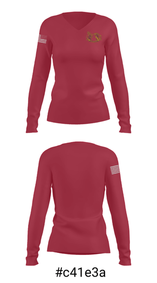 Women's Long Sleeve Vneck Shirt, Claremont-Mudd-Scripps College Stags & Athenas logo, Track & Field, Teamtime, Team time, sublimation, custom sports apparel, team uniforms, spirit wear, spiritwear, sports uniforms, custom shirts, team store, custom team store, fundraiser sports, apparel fundraiser