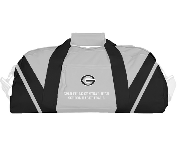 Duffle Bag, Granville Central High School Basketball, Men's Basketball, Teamtime, Team time, sublimation, custom sports apparel, team uniforms, spirit wear, spiritwear, sports uniforms, custom shirts, team store, custom team store, fundraiser sports, apparel fundraiser