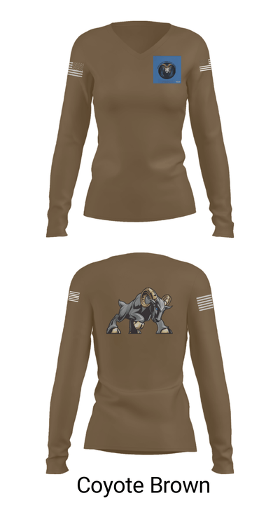 USASA 20233800 Women's Long Sleeve V-neck Shirt - 15