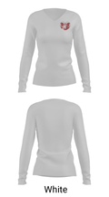 Clearwater Valley High School Basketball 63882116 Women's Long Sleeve V-neck Shirt - 6