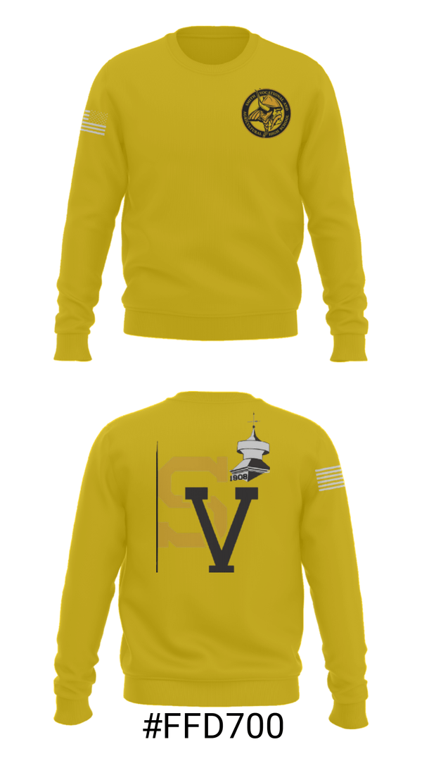 Crew Neck Sweatshirt, Smith Vocational and Agricultural High School Basketball, Women's Basketball, Teamtime, Team time, sublimation, custom sports apparel, team uniforms, spirit wear, spiritwear, sports uniforms, custom shirts, team store, custom team store, fundraiser sports, apparel fundraiser