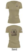 E CO 21BEB 21998530 Women's Short Sleeve V-neck Shirt - 44