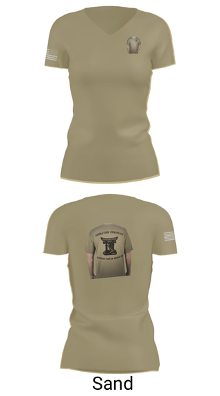 Women's Short Sleeve Vneck Shirt, E CO 21BEB, Army, Teamtime, Team time, sublimation, custom sports apparel, team uniforms, spirit wear, spiritwear, sports uniforms, custom shirts, team store, custom team store, fundraiser sports, apparel fundraiser