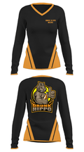 Drunk Hippo Racing 90284790 Women's Long Sleeve V-neck Shirt - 23