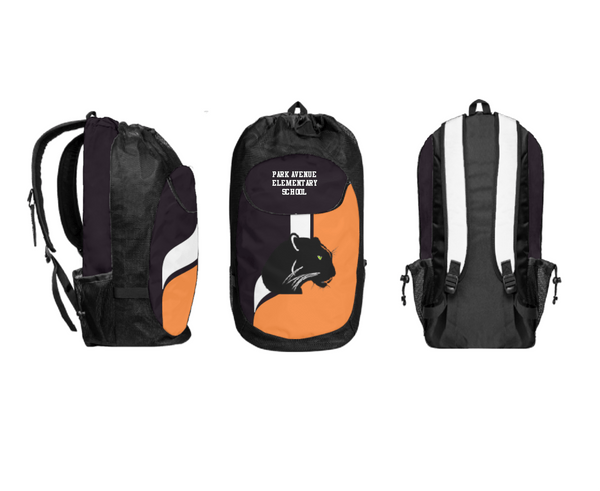 Gear Bag, Park Avenue Elementary School, Spirit Store, Teamtime, Team time, sublimation, custom sports apparel, team uniforms, spirit wear, spiritwear, sports uniforms, custom shirts, team store, custom team store, fundraiser sports, apparel fundraiser