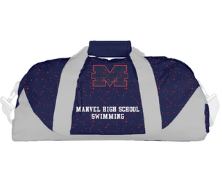 Duffle Bag, Manvel High School Swimming, Swimming, Teamtime, Team time, sublimation, custom sports apparel, team uniforms, spirit wear, spiritwear, sports uniforms, custom shirts, team store, custom team store, fundraiser sports, apparel fundraiser