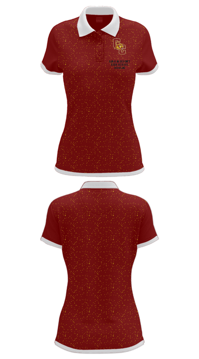 Garrard County High School Bowling 34387128 Women's Short Sleeve Performance Polo  - 31