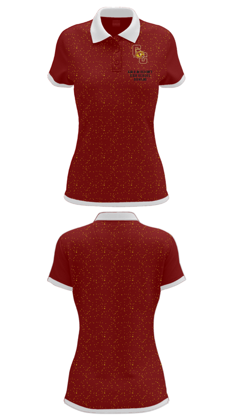 Women's Short Sleeve Performance Polo, Garrard County High School Bowling, Bowling, Teamtime, Team time, sublimation, custom sports apparel, team uniforms, spirit wear, spiritwear, sports uniforms, custom shirts, team store, custom team store, fundraiser sports, apparel fundraiser