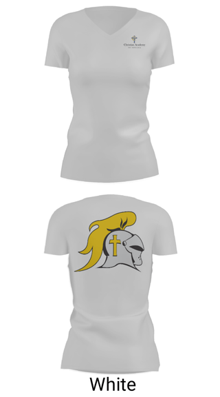 Women's Short Sleeve Vneck Shirt, Christian Academy of Indiana, Spirit Store, Teamtime, Team time, sublimation, custom sports apparel, team uniforms, spirit wear, spiritwear, sports uniforms, custom shirts, team store, custom team store, fundraiser sports, apparel fundraiser
