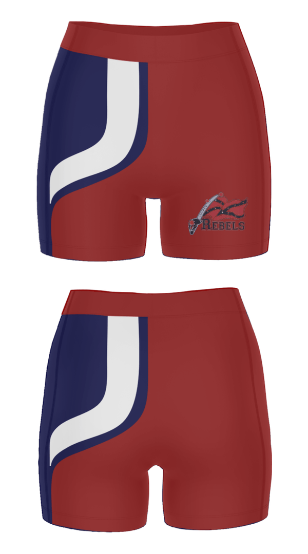 Women's Compression Shorts, Hurley High school, Spirit Store, Teamtime, Team time, sublimation, custom sports apparel, team uniforms, spirit wear, spiritwear, sports uniforms, custom shirts, team store, custom team store, fundraiser sports, apparel fundraiser