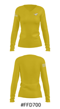 Norwood High School Basketball 3092124 Women's Long Sleeve V-neck Shirt - 20