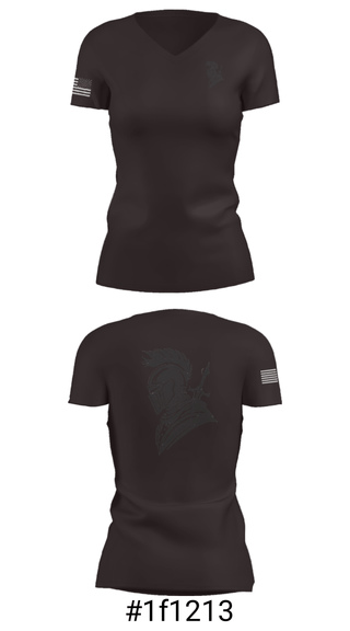 Women's Short Sleeve Vneck Shirt, Knights, Wrestling, Teamtime, Team time, sublimation, custom sports apparel, team uniforms, spirit wear, spiritwear, sports uniforms, custom shirts, team store, custom team store, fundraiser sports, apparel fundraiser