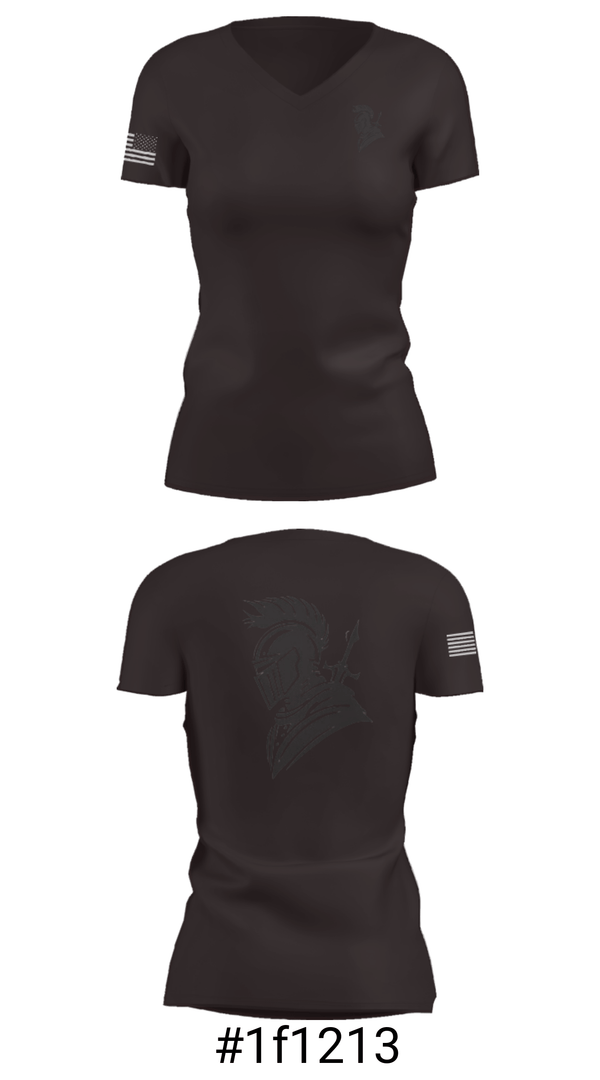 Women's Short Sleeve Vneck Shirt, Knights, Wrestling, Teamtime, Team time, sublimation, custom sports apparel, team uniforms, spirit wear, spiritwear, sports uniforms, custom shirts, team store, custom team store, fundraiser sports, apparel fundraiser