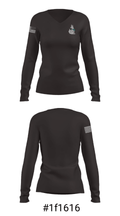 Cambridge Elementary School 90984917 Women's Long Sleeve V-neck Shirt - 20