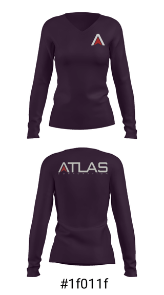 Women's Long Sleeve Vneck Shirt, , Army, Teamtime, Team time, sublimation, custom sports apparel, team uniforms, spirit wear, spiritwear, sports uniforms, custom shirts, team store, custom team store, fundraiser sports, apparel fundraiser