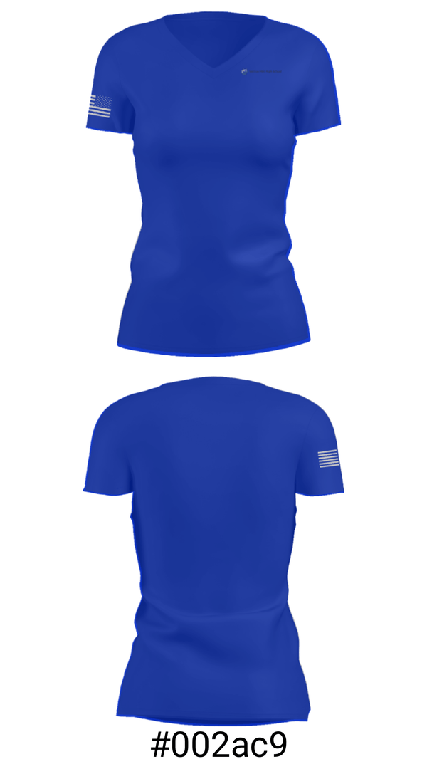 Women's Short Sleeve Vneck Shirt, Vernon Hills High School, Spirit Store, Teamtime, Team time, sublimation, custom sports apparel, team uniforms, spirit wear, spiritwear, sports uniforms, custom shirts, team store, custom team store, fundraiser sports, apparel fundraiser