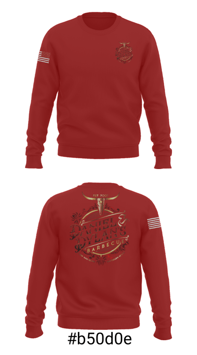 Daniel & Dylan’s bbq 50165832 Crew Neck Sweatshirt - 16