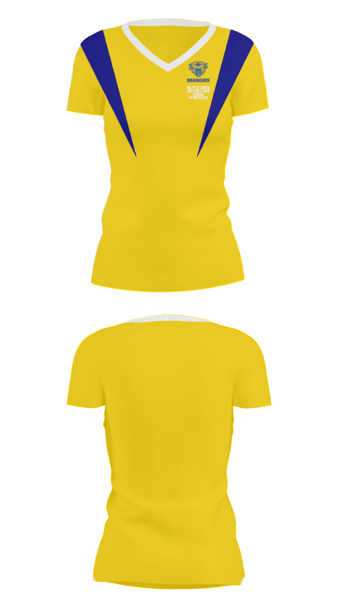 Women's Short Sleeve Vneck Shirt, Battle Creek Central High School Wrestling, Wrestling, Teamtime, Team time, sublimation, custom sports apparel, team uniforms, spirit wear, spiritwear, sports uniforms, custom shirts, team store, custom team store, fundraiser sports, apparel fundraiser