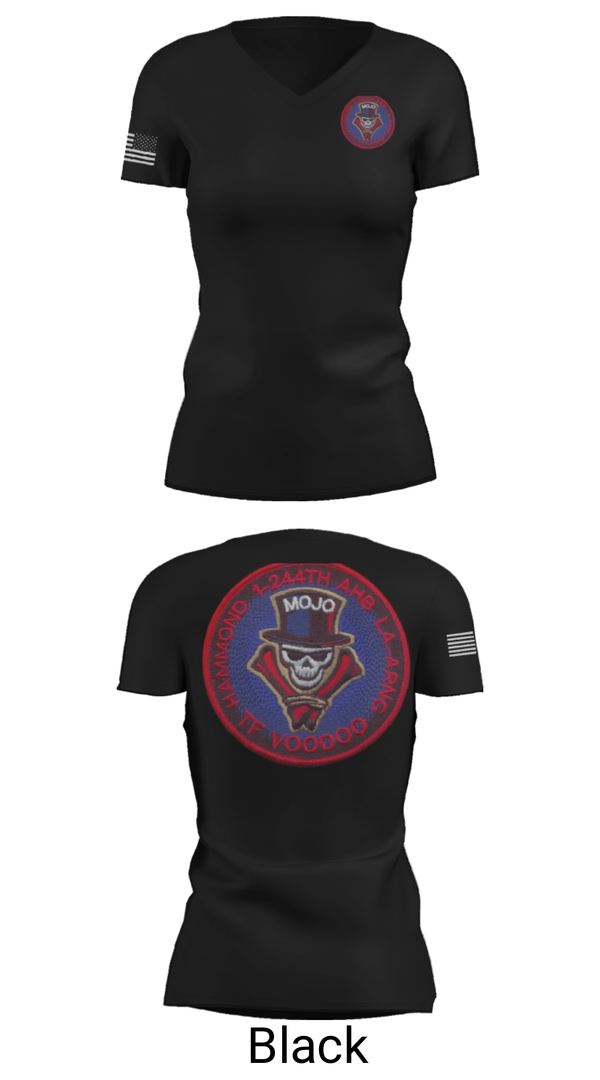 Women's Short Sleeve Vneck Shirt, 1-244th AASF, National Guard, Teamtime, Team time, sublimation, custom sports apparel, team uniforms, spirit wear, spiritwear, sports uniforms, custom shirts, team store, custom team store, fundraiser sports, apparel fundraiser
