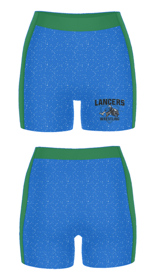 Women's Compression Shorts, L'Anse Creuse High School Wrestling, Wrestling, Teamtime, Team time, sublimation, custom sports apparel, team uniforms, spirit wear, spiritwear, sports uniforms, custom shirts, team store, custom team store, fundraiser sports, apparel fundraiser