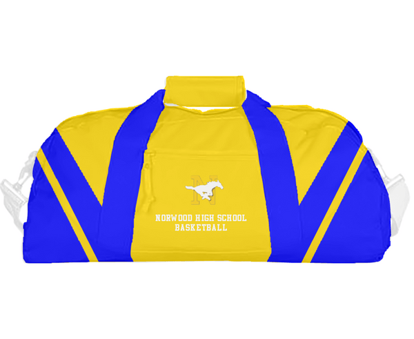 Duffle Bag, Norwood High School Basketball, Women's Basketball, Teamtime, Team time, sublimation, custom sports apparel, team uniforms, spirit wear, spiritwear, sports uniforms, custom shirts, team store, custom team store, fundraiser sports, apparel fundraiser