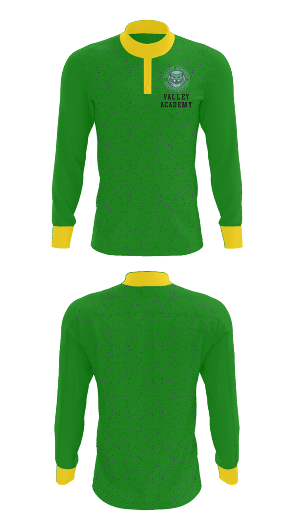 Quarter Zip Jacket, Valley Academy, Spirit Store, Teamtime, Team time, sublimation, custom sports apparel, team uniforms, spirit wear, spiritwear, sports uniforms, custom shirts, team store, custom team store, fundraiser sports, apparel fundraiser