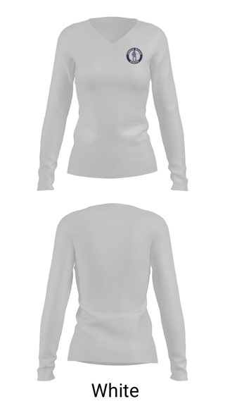 Women's Long Sleeve Vneck Shirt, Conrad Weiser High School Bowling, Bowling, Teamtime, Team time, sublimation, custom sports apparel, team uniforms, spirit wear, spiritwear, sports uniforms, custom shirts, team store, custom team store, fundraiser sports, apparel fundraiser