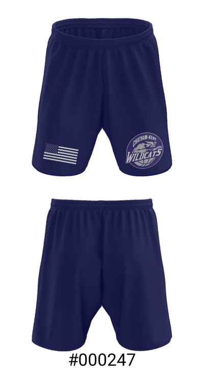 Chatham Kent Wildcats 95171561 Athletic Shorts With Pockets - 15