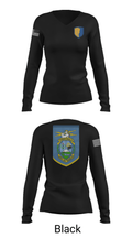 MIO Ausable schools 95382498 Women's Long Sleeve V-neck Shirt - 13