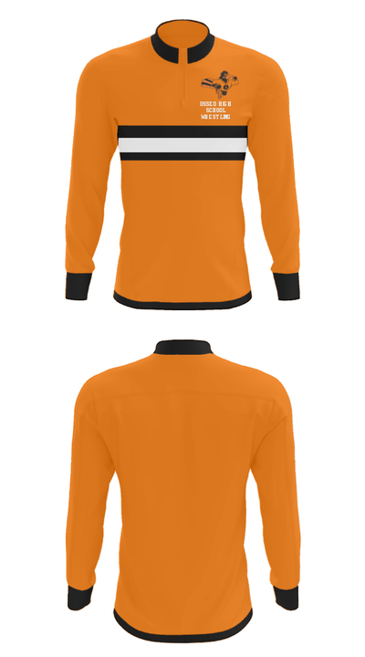 Osseo High School Wrestling 81785161 Quarter Zip Jacket - 30