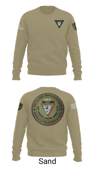 Crew Neck Sweatshirt, SSD, Police, Teamtime, Team time, sublimation, custom sports apparel, team uniforms, spirit wear, spiritwear, sports uniforms, custom shirts, team store, custom team store, fundraiser sports, apparel fundraiser