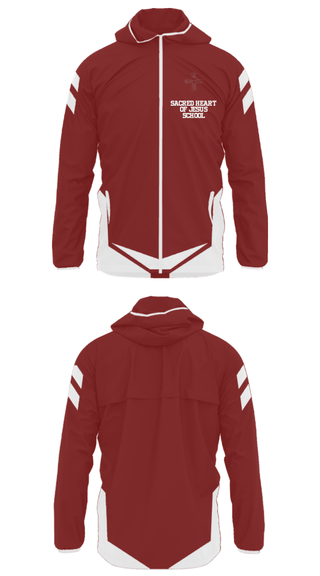 Windbreaker, Sacred Heart of Jesus School, Spirit Store, Teamtime, Team time, sublimation, custom sports apparel, team uniforms, spirit wear, spiritwear, sports uniforms, custom shirts, team store, custom team store, fundraiser sports, apparel fundraiser