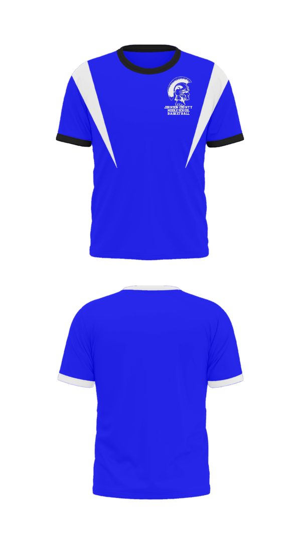 Short Sleeve Performance Shirt, Johnson County Middle School Basketball, Women's Basketball, Teamtime, Team time, sublimation, custom sports apparel, team uniforms, spirit wear, spiritwear, sports uniforms, custom shirts, team store, custom team store, fundraiser sports, apparel fundraiser