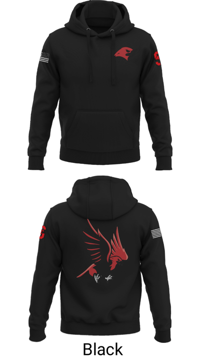 Saranac Youth Wrestling Club - Redhawks 32631946 Hoodie - 10