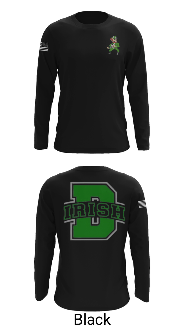 Long Sleeve Performance Shirt, Davis Middle School Basketball, Men's Basketball, Teamtime, Team time, sublimation, custom sports apparel, team uniforms, spirit wear, spiritwear, sports uniforms, custom shirts, team store, custom team store, fundraiser sports, apparel fundraiser