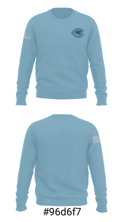 Chanute High School Basketball 12881395 Crew Neck Sweatshirt - 16