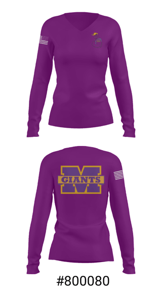 Women's Long Sleeve Vneck Shirt, Marion High School Wrestling, Wrestling, Teamtime, Team time, sublimation, custom sports apparel, team uniforms, spirit wear, spiritwear, sports uniforms, custom shirts, team store, custom team store, fundraiser sports, apparel fundraiser