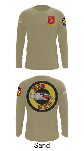 Long Sleeve Performance Shirt, 1-145 FA, National Guard, Teamtime, Team time, sublimation, custom sports apparel, team uniforms, spirit wear, spiritwear, sports uniforms, custom shirts, team store, custom team store, fundraiser sports, apparel fundraiser