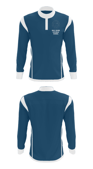 Quarter Zip Jacket, Holy Cross Catholic School, Spirit Store, Teamtime, Team time, sublimation, custom sports apparel, team uniforms, spirit wear, spiritwear, sports uniforms, custom shirts, team store, custom team store, fundraiser sports, apparel fundraiser
