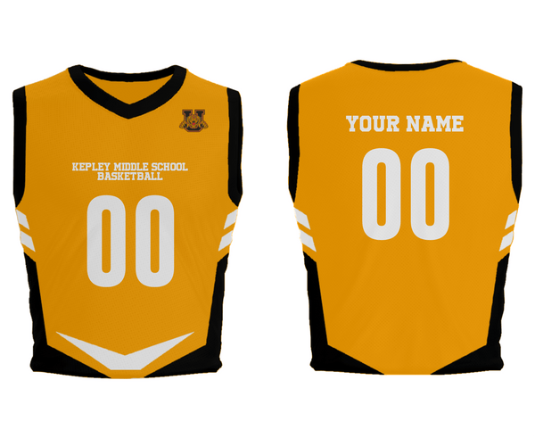 Mens Basketball Jersey, Kepley Middle School Basketball, Women's Basketball, Teamtime, Team time, sublimation, custom sports apparel, team uniforms, spirit wear, spiritwear, sports uniforms, custom shirts, team store, custom team store, fundraiser sports, apparel fundraiser