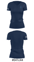 Oil City Area Middle School 25382542 Women's Short Sleeve V-neck Shirt - 21