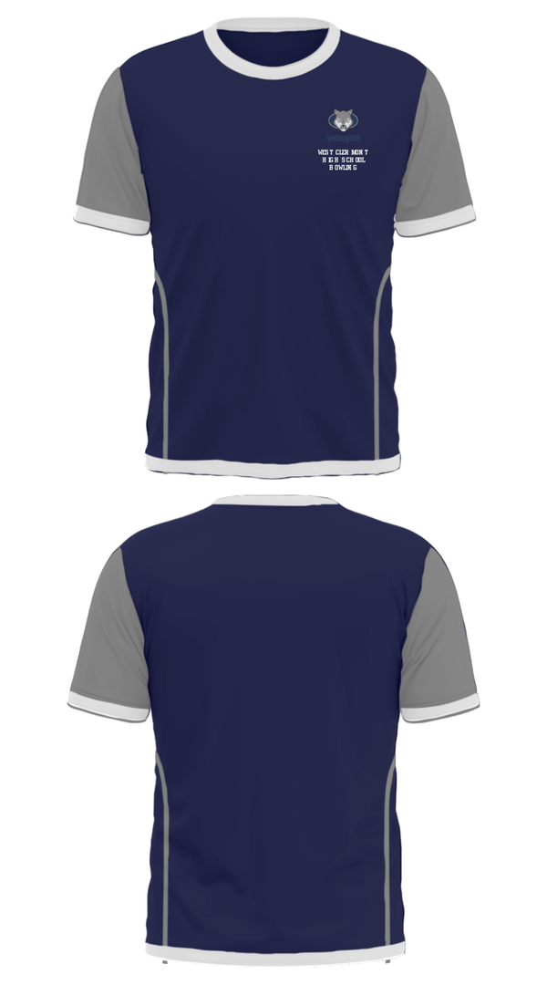 Short Sleeve Performance Shirt, West Clermont High School Bowling, Bowling, Teamtime, Team time, sublimation, custom sports apparel, team uniforms, spirit wear, spiritwear, sports uniforms, custom shirts, team store, custom team store, fundraiser sports, apparel fundraiser