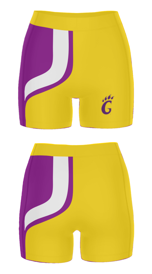 Women's Compression Shorts, Godley Middle School Basketball, Women's Basketball, Teamtime, Team time, sublimation, custom sports apparel, team uniforms, spirit wear, spiritwear, sports uniforms, custom shirts, team store, custom team store, fundraiser sports, apparel fundraiser
