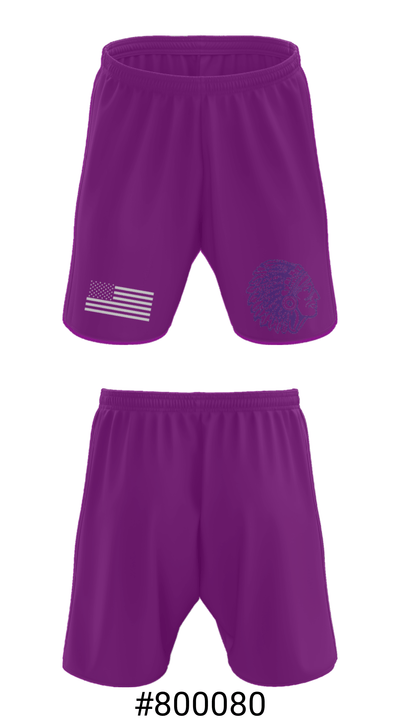 Marion County High School Basketball 9828964 Athletic Shorts With Pockets - 15